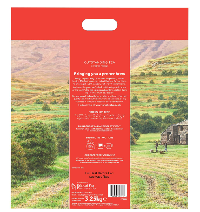 Yorkshire Tea 1040's {New 2-Cup Tea bags} - ONE CLICK SUPPLIES