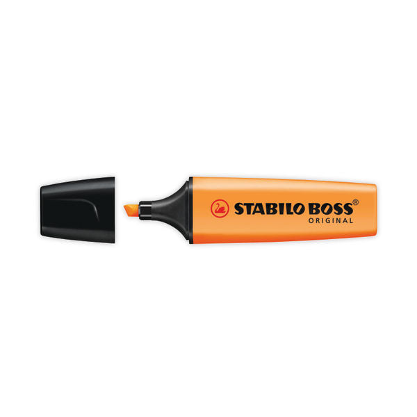 STABILO BOSS ORIGINAL Highlighter Storepack Chisel Tip 2-5mm Line 5 Assorted Colours (Pack 48) - UK/70/48-1