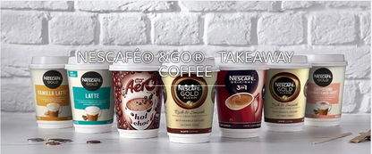 Nescafe &Go! Gold Latte 8 x 12oz Cups - ONE CLICK SUPPLIES