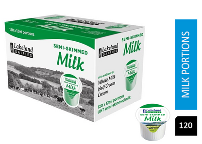 Lakeland Semi-Skimmed Milk Pots (Pack of 120) - ONE CLICK SUPPLIES