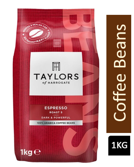 Taylors of Harrogate Espresso Coffee Beans (1Kg) - ONE CLICK SUPPLIES