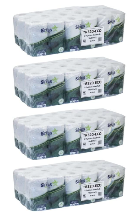 Ecoroll 100% Recycled Eco Toilet Rolls 2ply (36 Rolls) - ONE CLICK SUPPLIES