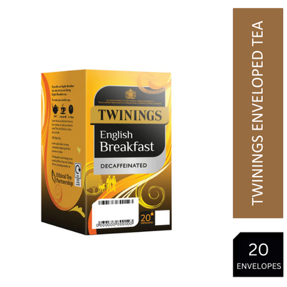 Twinings English Breakfast Decaf Enveloped 20's