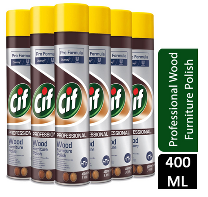 Cif Professional Wood Furniture Polish 400ml - ONE CLICK SUPPLIES