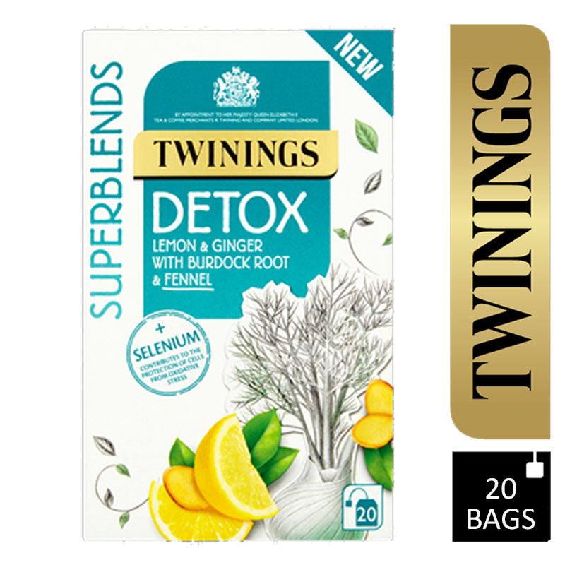 Twinings Super Blends Detox Envelopes 20's - ONE CLICK SUPPLIES