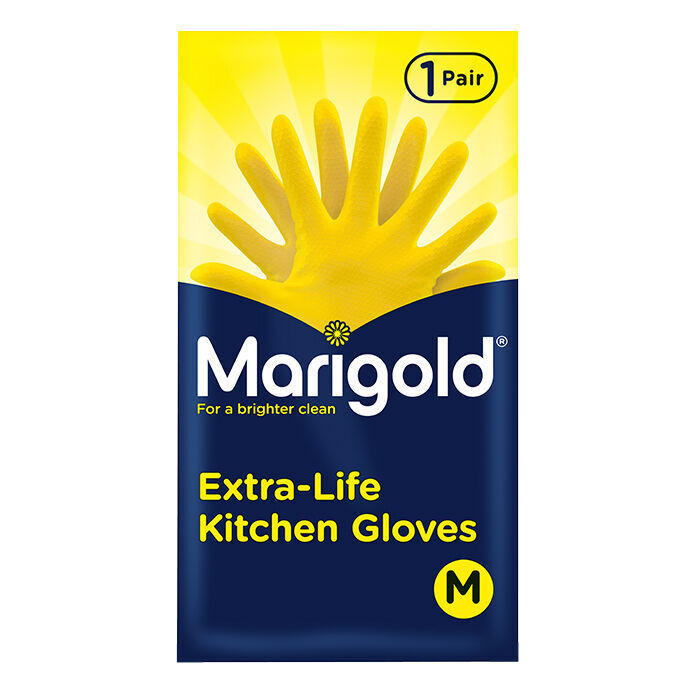 Marigold Extra Life Gloves Kitchen, Pair {All Sizes} - ONE CLICK SUPPLIES