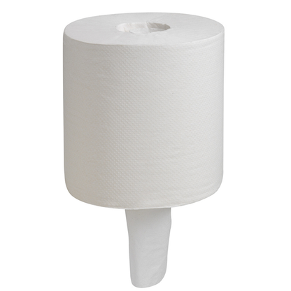 WypAll L10 Food and Hygiene Centrefeed Paper Rolls, 300m, 1 Ply White (Pack of 6) 7276 - ONE CLICK SUPPLIES