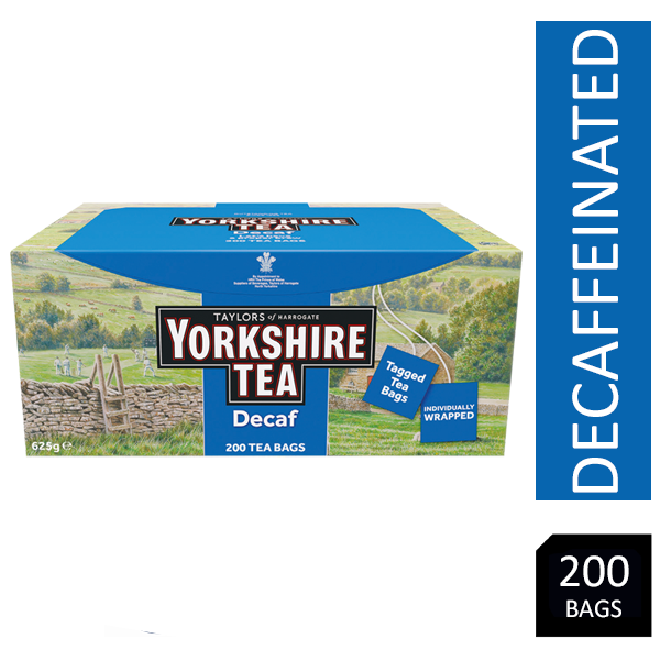 Yorkshire Tea Decaf Envelopes 200's - ONE CLICK SUPPLIES