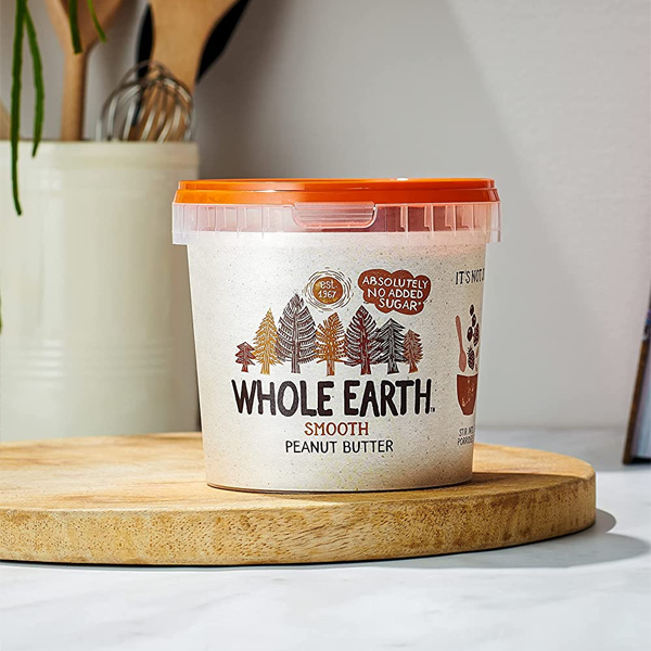 Whole Earth Smooth Peanut Butter 1kg - ONE CLICK SUPPLIES