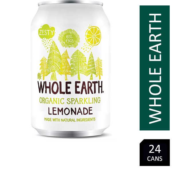 Whole Earth Organic Sparkling Lemonade 24x330ml - ONE CLICK SUPPLIES