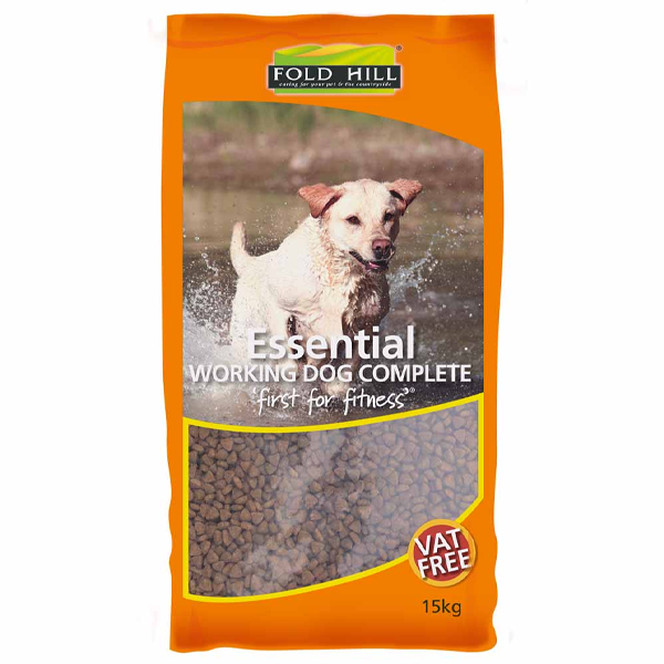 Fold Hill Essential Working Dog Complete 15kg - ONE CLICK SUPPLIES