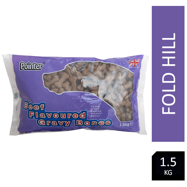 Fold Hill Pointer Gravy Beef Flavoured Bones 1.5kg - ONE CLICK SUPPLIES