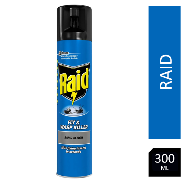 Raid Fly and Wasp Killer Aerosol 300ml - 782426