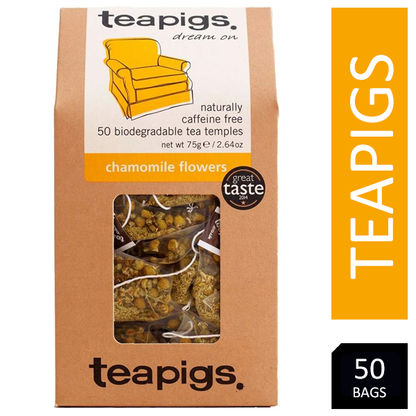 Teapigs Chamomile Whole Flower Temple Tea Bags 50's - 300's