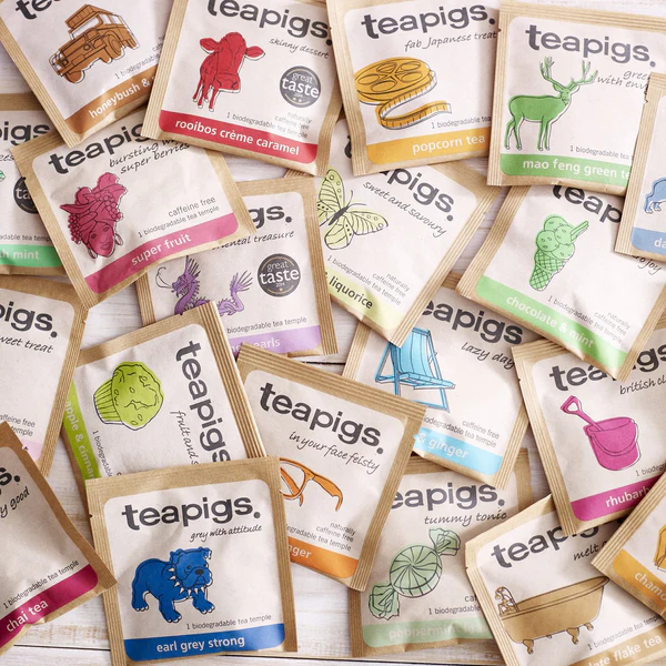 Teapigs, Everyday Tea Temple Tea Bags ENVELOPED 50's