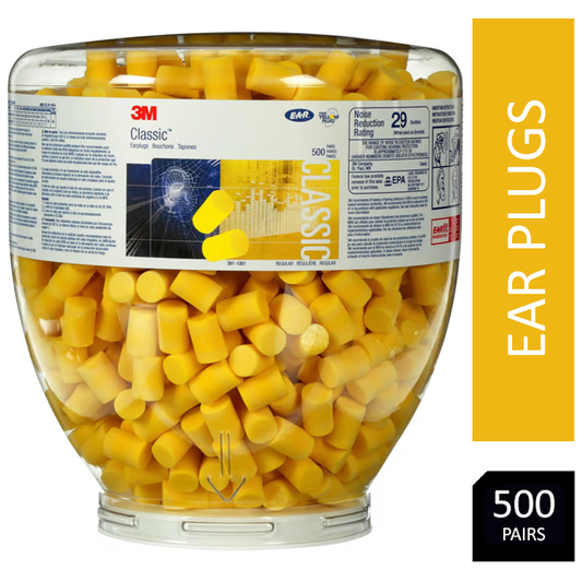 3M E-A-R Classic Earplugs Refill Bottle 500's