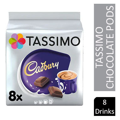 Tassimo Cadbury Hot Chocolate 240g Capsules (1 Packs of 8) - ONE CLICK SUPPLIES