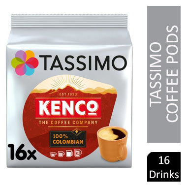 Tassimo Kenco 100% Colombian Pods 16's - ONE CLICK SUPPLIES