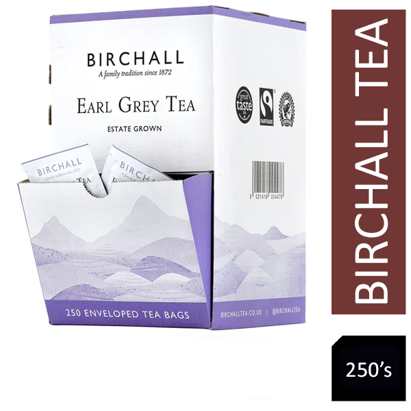 Birchall Earl Grey Tea Envelopes 250's - ONE CLICK SUPPLIES