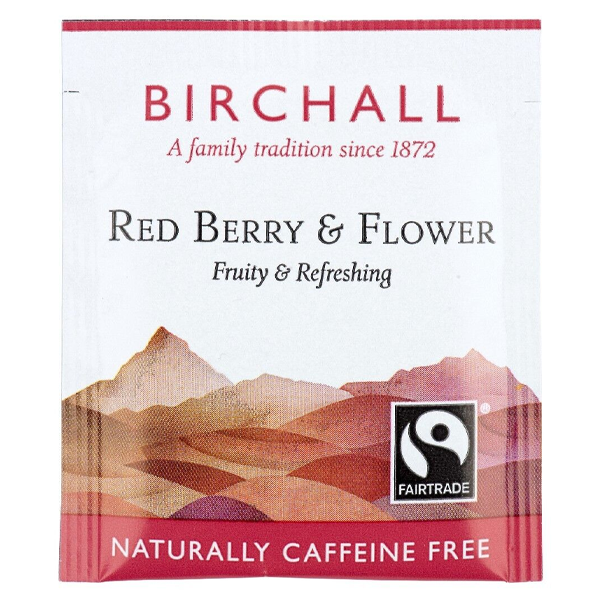 Birchall Red Berry & Flower Tea Envelopes 250's - ONE CLICK SUPPLIES