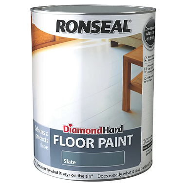 Ronseal Diamond Hard Satin Floor Paint 5 Litre - ONE CLICK SUPPLIES