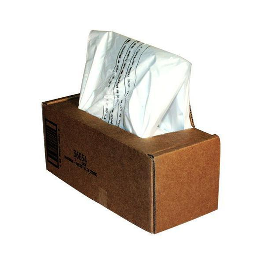 Fellowes Shredder Waste Bag 60-75 Litre Clear (Pack 50) 3608401