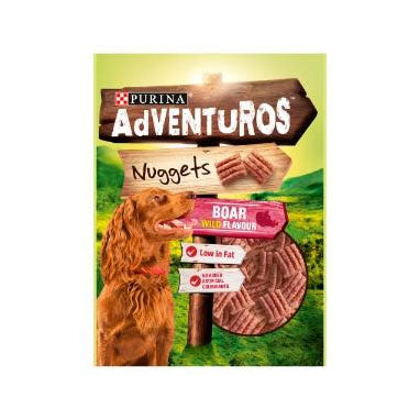 Adventuros Dog Treats Nuggets Boar Wild 90g - ONE CLICK SUPPLIES