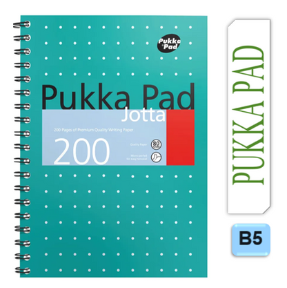 Pukka Pads Metallic Green Jotta B5 Notebook 8520-MET - ONE CLICK SUPPLIES