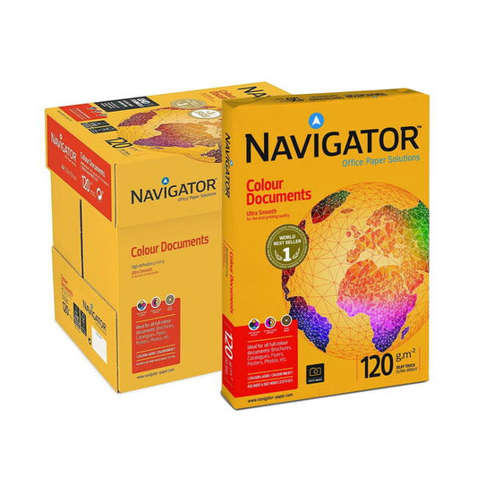 Navigator Colour Documents A4 Paper 120gsm (Pack of 250) NAVA4120 - ONE CLICK SUPPLIES