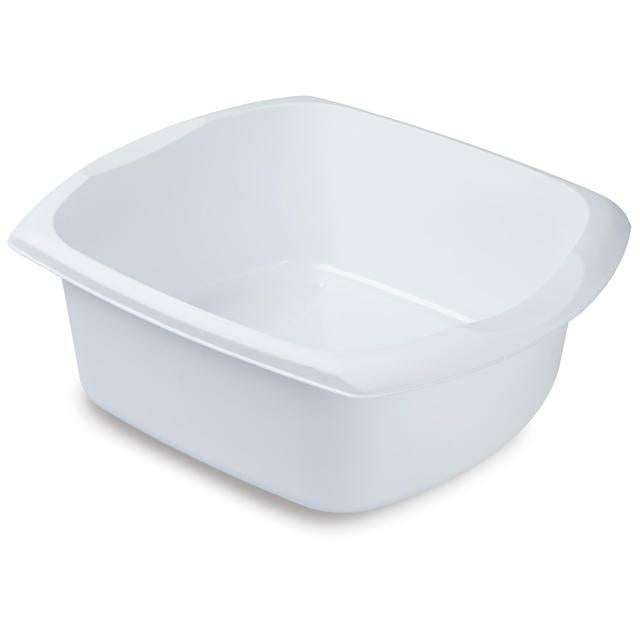 Addis Large Rectangular Washing Up Bowl 9.5 litre White - ONE CLICK SUPPLIES