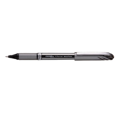 Pentel Energel+ Gel Rollerball Pen 0.7mm Tip 0.35mm Line Black (Pack 12) - BL27-AX - ONE CLICK SUPPLIES