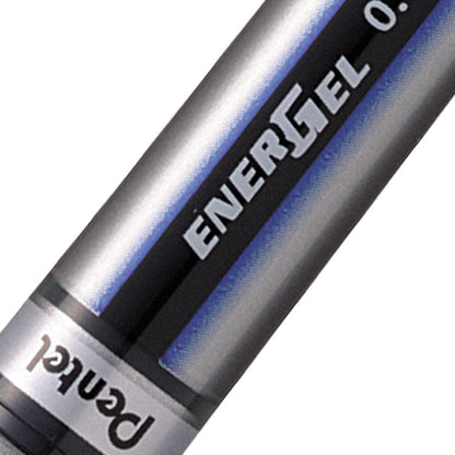 Pentel Energel+ Gel Rollerball Pen 0.7mm Tip 0.35mm Line Blue (Pack 12) - BL27-CX - ONE CLICK SUPPLIES