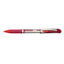 Pentel Energel XM Gel Rollerball Pen 0.7mm Tip 0.35mm Line Red (Pack 12) - BL57-BO - ONE CLICK SUPPLIES