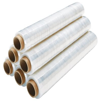 Stretch Wrap Film 400mmx300m Medium Duty 17micron NY17-0400-250 {Roll-X} - ONE CLICK SUPPLIES