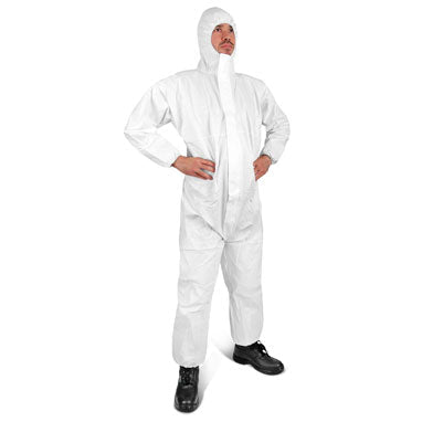 Beeswift Once White Disposable Protective Type 5/6 Coveralls (All Sizes) - ONE CLICK SUPPLIES