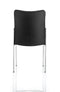 Academy Visitor Chair Black Fabric Back Without Arms BR000004 - ONE CLICK SUPPLIES