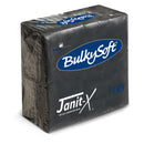 Janit-X Bar Napkins / Serviettes 2ply 23cm BLACK {100} - ONE CLICK SUPPLIES