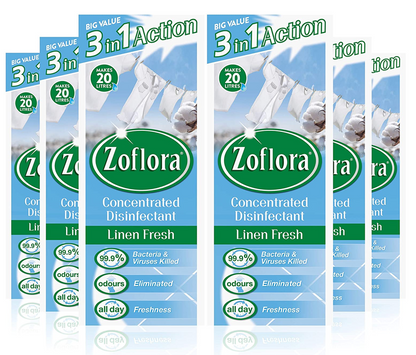 Zoflora Linen Fresh Concentrated Disinfectant 500ml - ONE CLICK SUPPLIES