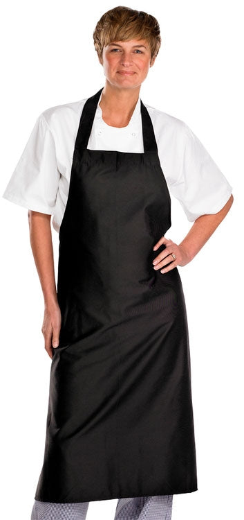 Chefs Black Bib Apron 32"x 40" - ONE CLICK SUPPLIES