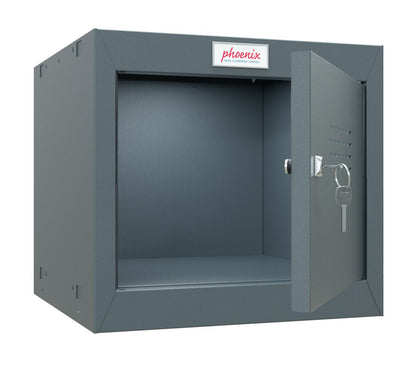 Phoenix CL Series Size 1 Cube Locker in Antracite Grey with Key Lock CL0344AAK - ONE CLICK SUPPLIES