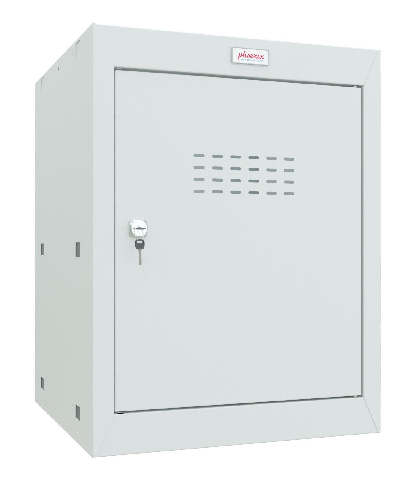 Phoenix CL Series Size 2 Cube Locker in Light Grey with Key Lock CL0544GGK - ONE CLICK SUPPLIES