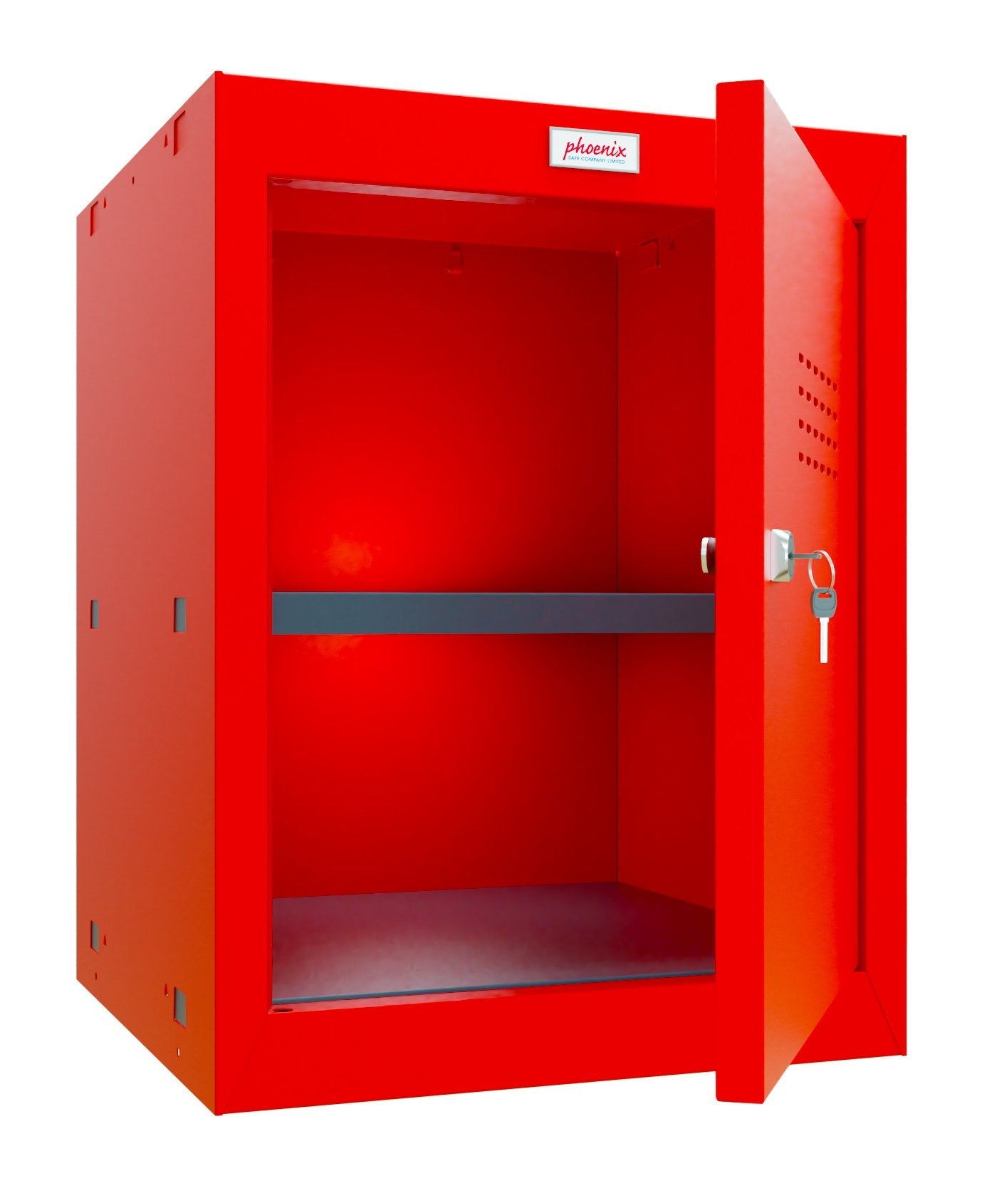 Phoenix CL Series Size 2 Cube Locker in Red with Key Lock CL0544RRK - ONE CLICK SUPPLIES