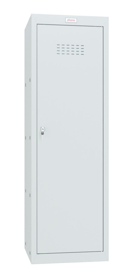 Phoenix CL Series Size 4 Cube Locker in Light Grey with Key Lock CL1244GGK - ONE CLICK SUPPLIES