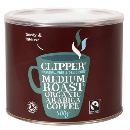 Clipper Fairtrade Arabica Organic Coffee 500g - ONE CLICK SUPPLIES