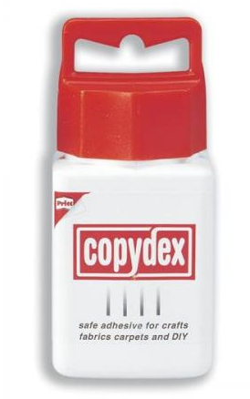 Copydex White Latex Adhesive with Brush Applicator 125ml - ONE CLICK SUPPLIES