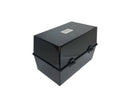 ValueX Deflecto Card Index Box 6x4 inches / 152x102mm Black - CP011YTBLK - ONE CLICK SUPPLIES