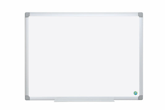 Bi-Office Earth-It Magnetic Enamel Whiteboard Aluminium Frame 900x600mm - CR0620790 - ONE CLICK SUPPLIES