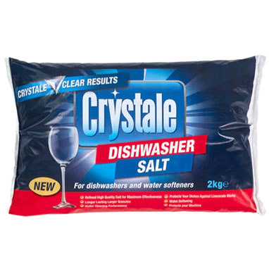 Crystale Dishwasher Salt 2kg - ONE CLICK SUPPLIES