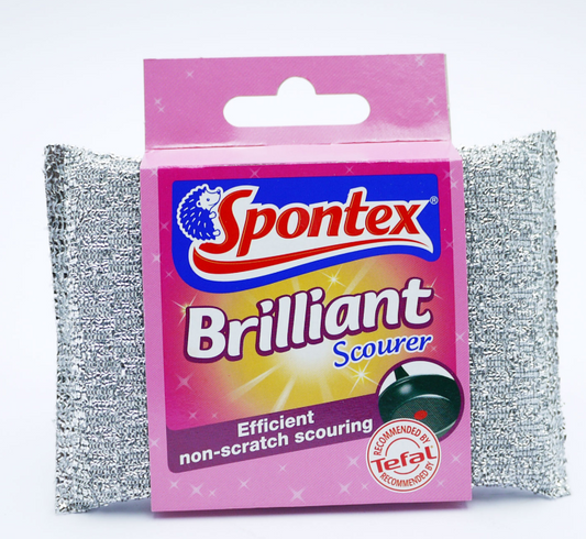 Spontex Brilliant Non Scratch Scourer - ONE CLICK SUPPLIES