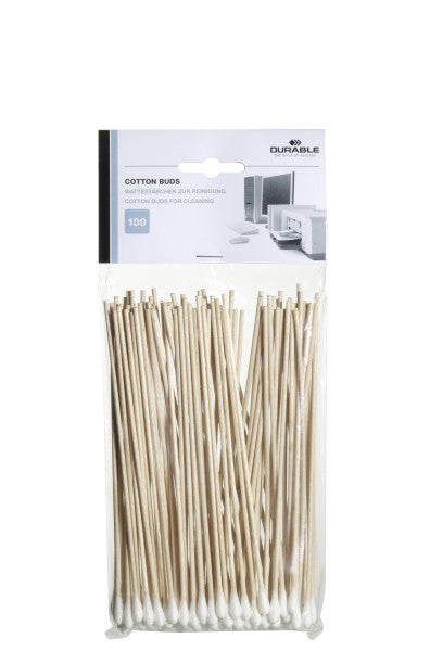 Durable Cotton Cleaning Buds Extra Long (Pack 100) 578902 - ONE CLICK SUPPLIES